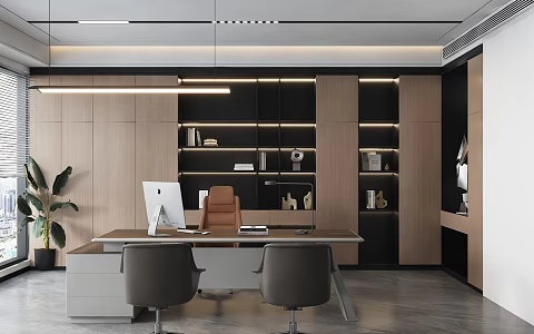 Modern Manager's Office 3d model