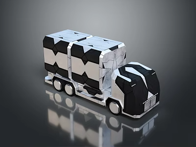 Military Truck Military Transporter Military Transporter Armed Transporter Armored Transporter 3d model