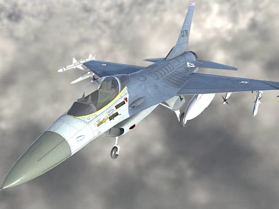 Advanced Military Fighter Jet Flying With Attached Missiles Above Cloudy Sky 3d model Advanced Military Fighter Jet Flying With Attached Missiles Above Cloudy Sky 3d model