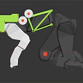 Modern Robot Dog Mechanical Dog Machine Warrior Mechanical Combat Police 3d model