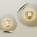 Wall lamp minimalist wall lamp 3d model