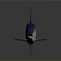 Blue And White Swordfish With Streamlined Body Long Bill And Dorsal Fin