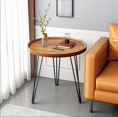 Modern Side-table Sofa Side-table Carpet Hanging Picture Vase Combination 3d model