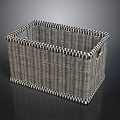 Small Animal Woven Basket With Handle For Home Storage And Organizing