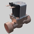 Industrial Equipment Solenoid Valve Featuring Metal Body And Brass Connection Ports