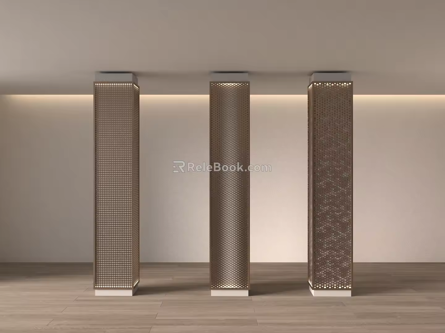 modern column modern column openwork column 3d model