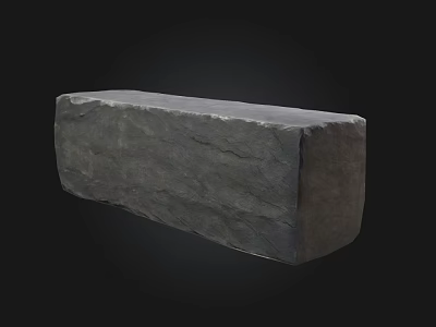 Natural Stone and Wood Material Blocks for Decorative Building Projects 3d model