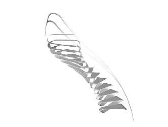 revolving staircase 3d model
