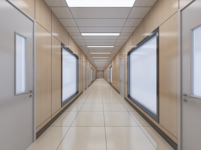 Style Corridor Laboratory Aisle model