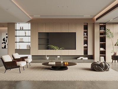 modern living room model