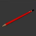 Red Pencil A Practical Stationery Item For Daily Life Writing Needs
