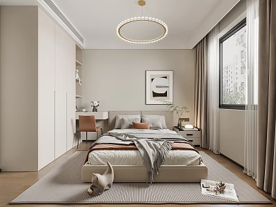 Modern Bedroom 3d model
