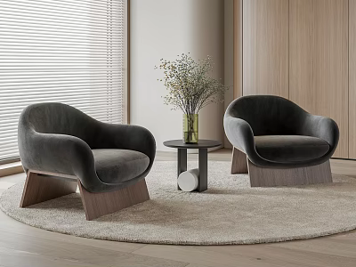 Bonaldo Boonlean armchair sofa chair single person sofa 3d model