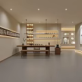 Beauty Hair Salon Interior With Vanity Table Mirror Bamboo Decor And Lighting