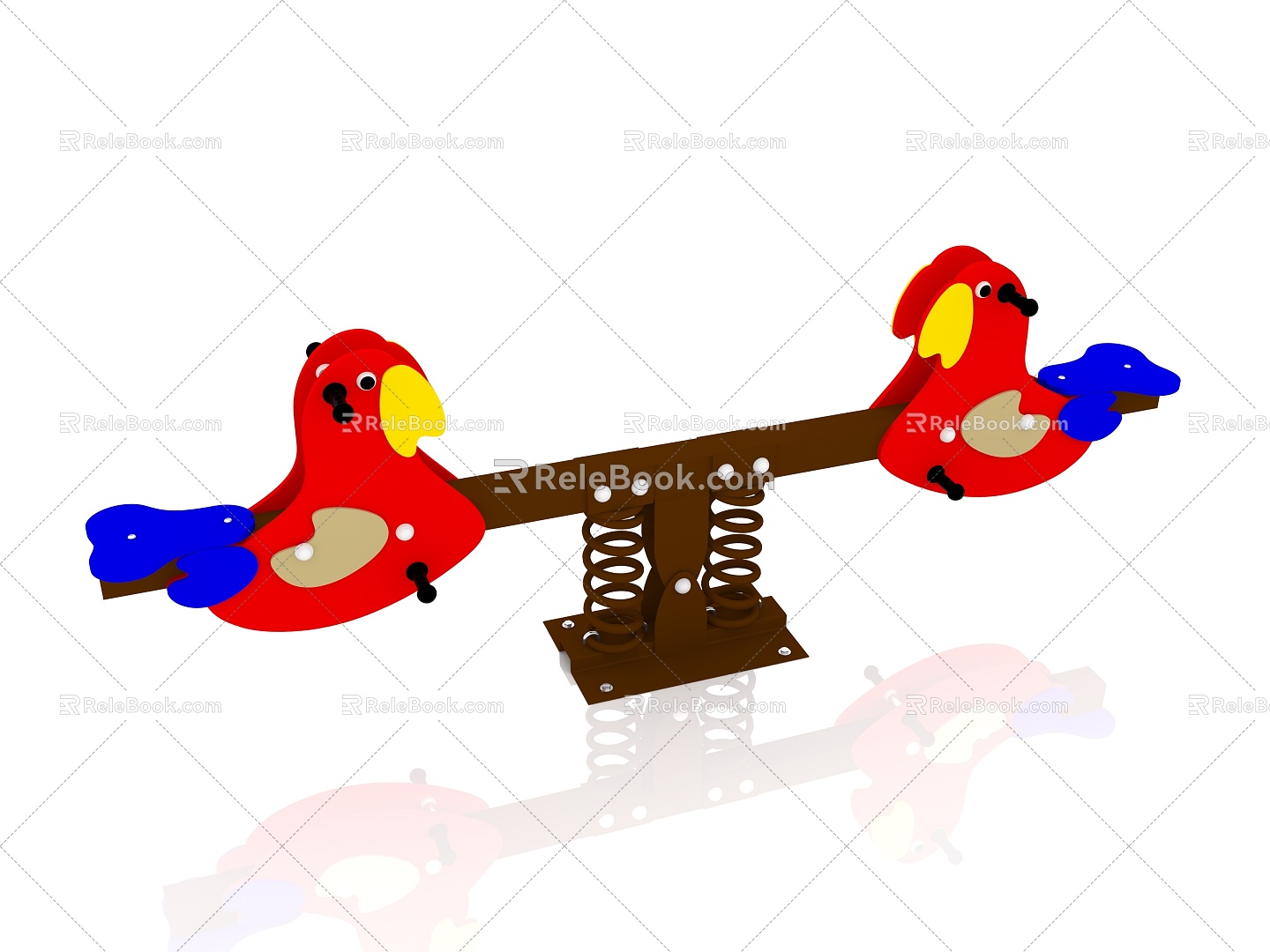 Children seesaw outdoor seesaw field seesaw seesaw seesaw double seesaw seesaw 3d model