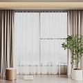 Curtains 3d model