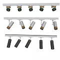 Sleek Track Mounted Downlights And Spotlights In Various Styles For Modern Lighting Design