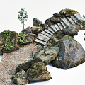 Modern Stone Nature 3d model