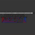 Black Communication Equipment Component With Multiple Antennas Red Blue Wires And Metal Bracket
