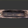 Handmade Wooden Rectangular Household Item With Natural Grain For Daily Use