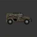 3D Rendered Military Camouflage Tank Vehicle With Armored Body And Wheels