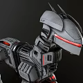 Smart Machine Dinosaur Robot With Metallic Body Mechanical Joints And Futuristic Design