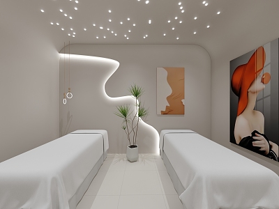 Beauty Room Double Spa 3d model