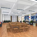Modern Art Studio Art Workshop 3d model