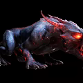 Hellhound Monster Csuru Horror Crew Creature Game Monster 3d model
