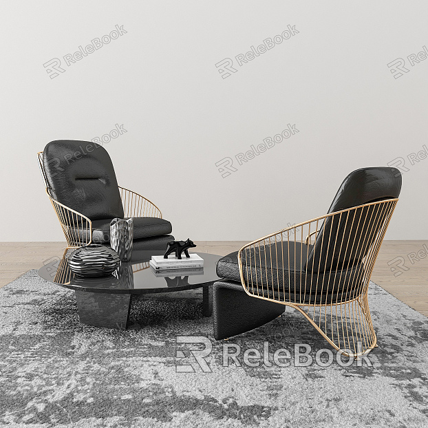 Modern leisure sofa combination leisure chair model