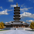 Chinese Tower 3d model