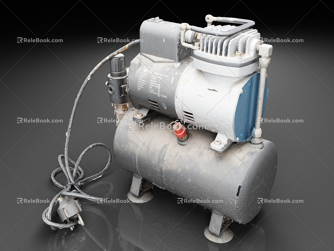 Hongsheng AF186 Air Compressor Air Pump Machine Equipment 3d model