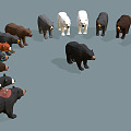 The Modern Bear 3d model