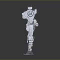 Modern Robot Mech Warrior Mech Soldier Machine Battlearm Mechanical Battlearm 3d model