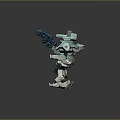 Mech Warrior Mech Soldier Machine Battlearm Mechanical Battlearm Machine Fighter Robot 3d model