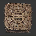 Wood Trick Commercial Equipment With Wooden Mechanical Structure And Cube Design