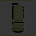 Green Armored Military Off Road Vehicle With Roof Equipment And Large Tires
