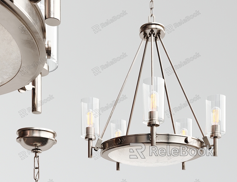 Industrial LOFT chandelier metal chandelier model