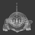 Cute 3D Rendered Cartoon Panda Character In Standing Pose With Gray White Color