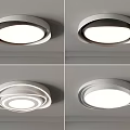 Modern Stylish Ceiling Lights With Various Designs For Interior Home Lighting 3d model
