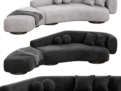 Modern Multiplayer Sofa 3d model