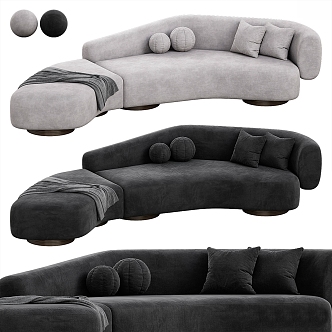 Modern Multiplayer Sofa 3d model