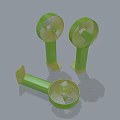 Green Air Cooler Fans With Modern Design And Stable Stand For Household Use