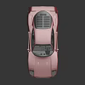 Red Ferrari Sports Car With Sleek Design And Rear Spoiler On Black Background