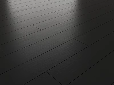 Elegant Dark Wood Flooring With Natural Grain For Modern Interior Spaces 3d model