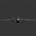 Modern Fighter Raptor Next Generation Aircraft 3d model