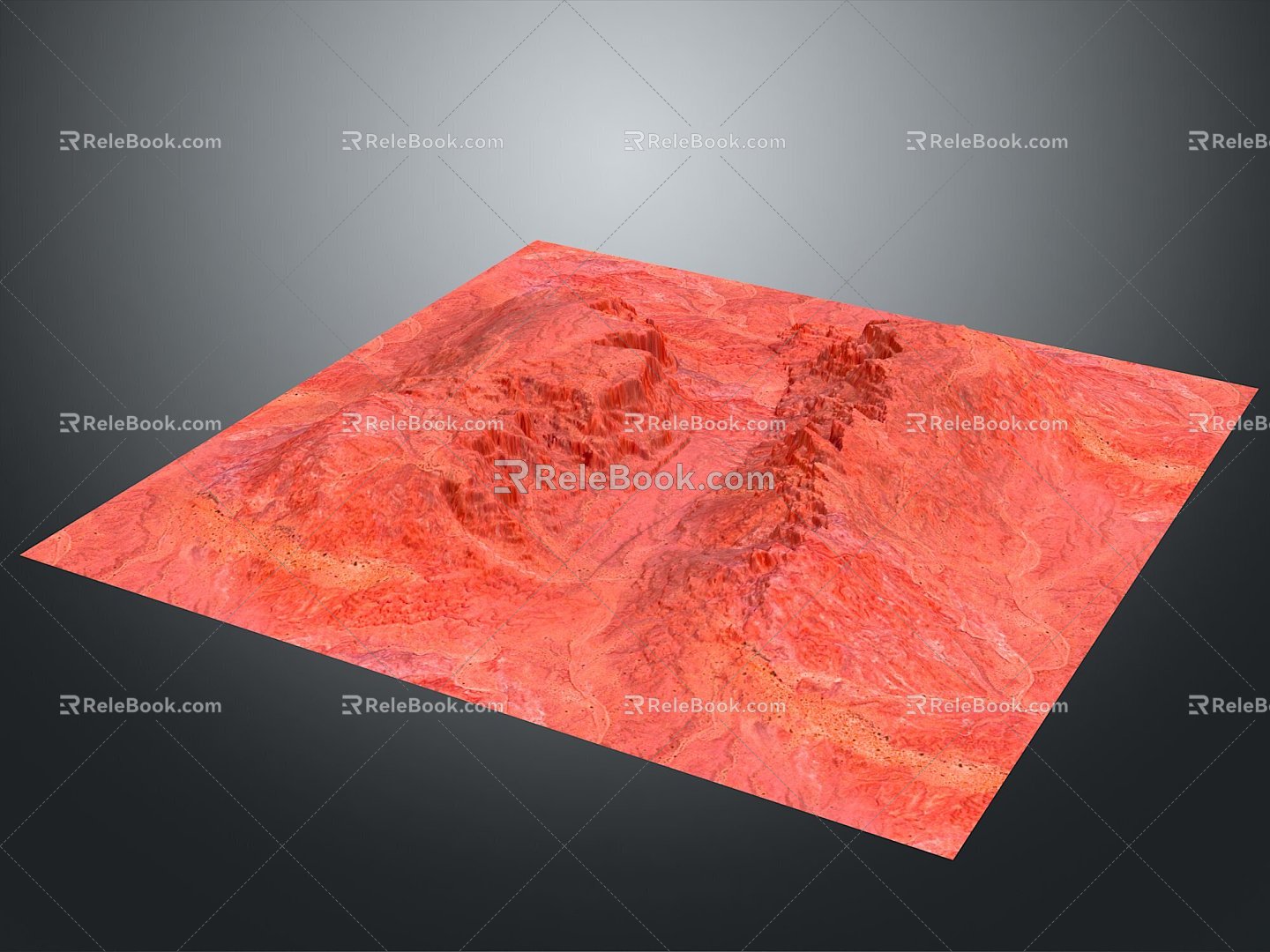 Geography, topography, mountain shape, ridge, ridge, valley, mountain range, canyon, geomorphology, mountain peak, mountain body 3d model