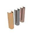 Modern Wall Lamps With Gold Black Copper Designs And Transparent Shades Featuring Bulbs
