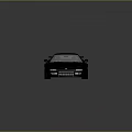 Black Sports Car With Rear Wing Red Seats And Aerodynamic Body Design Wheels