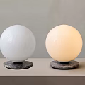 modern table lamp glass table lamp 3d model